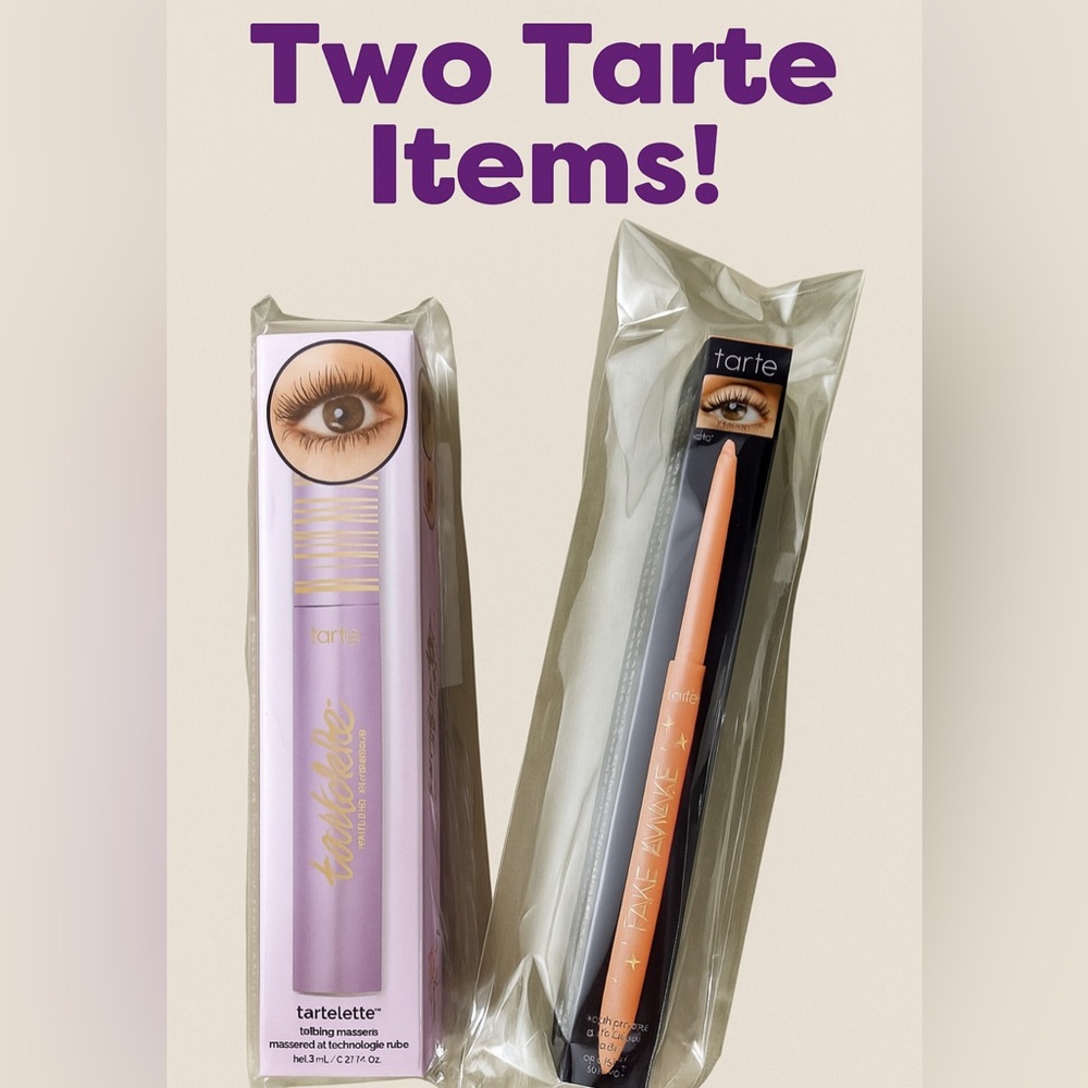 Tarte Duo - Tartelette Black Mascara Lavender & Fake Wake Eye Highlight Nude - Picture 1 of 1